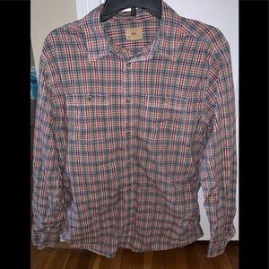 Checkered Trevero Men’s button down shirt—Medium